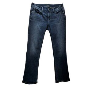 Silver Jeans Co. Elyse Comfort Mid Rise Slim Boot Jeans Size 30Wx33L Blue Denim